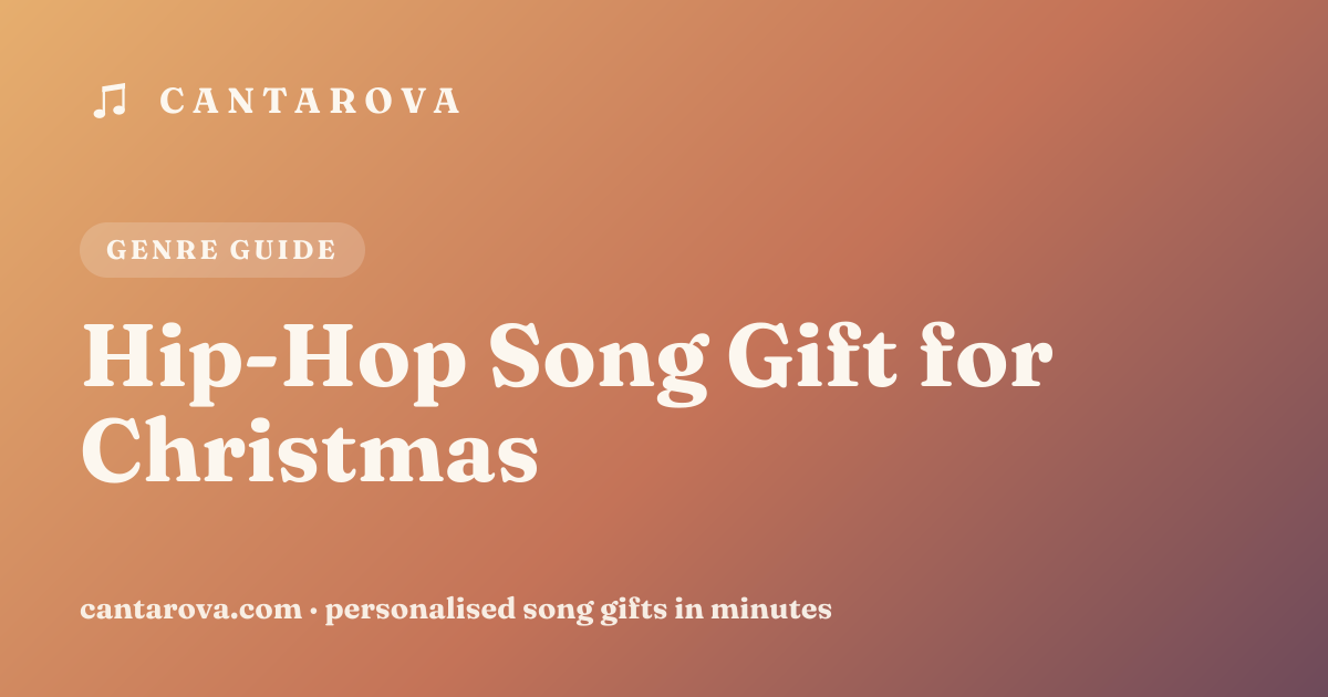 Hip-Hop Song Gift for Christmas