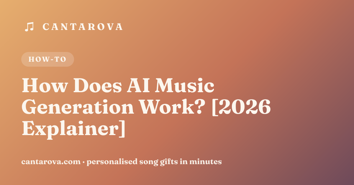 How Does AI Music Generation Work? [2026 Explainer]