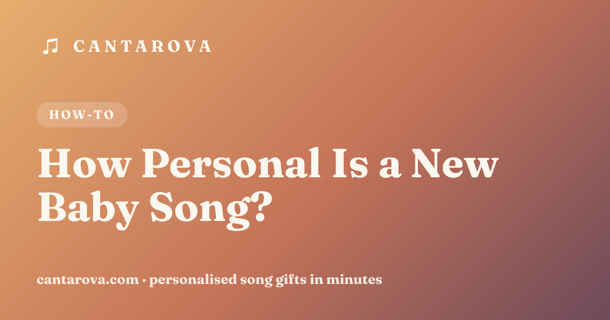 How Personal Is a New Baby Song?