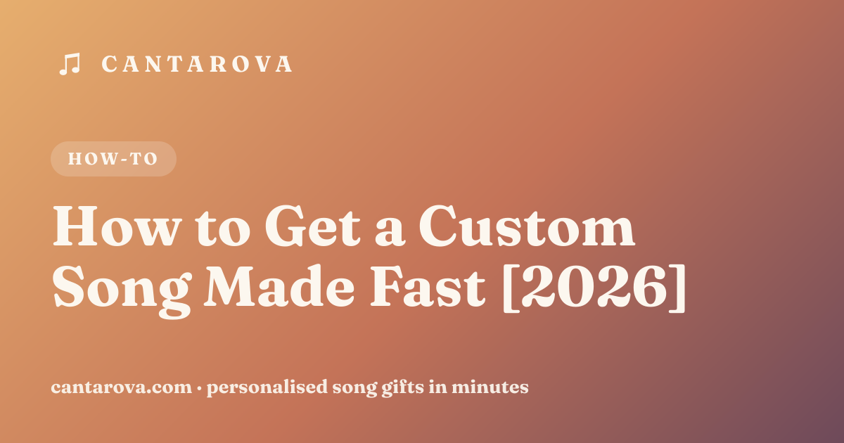 How to Get a Custom Song Made Fast [2026]