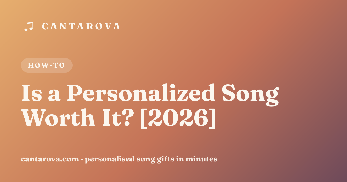 Is a Personalized Song Worth It? [2026]
