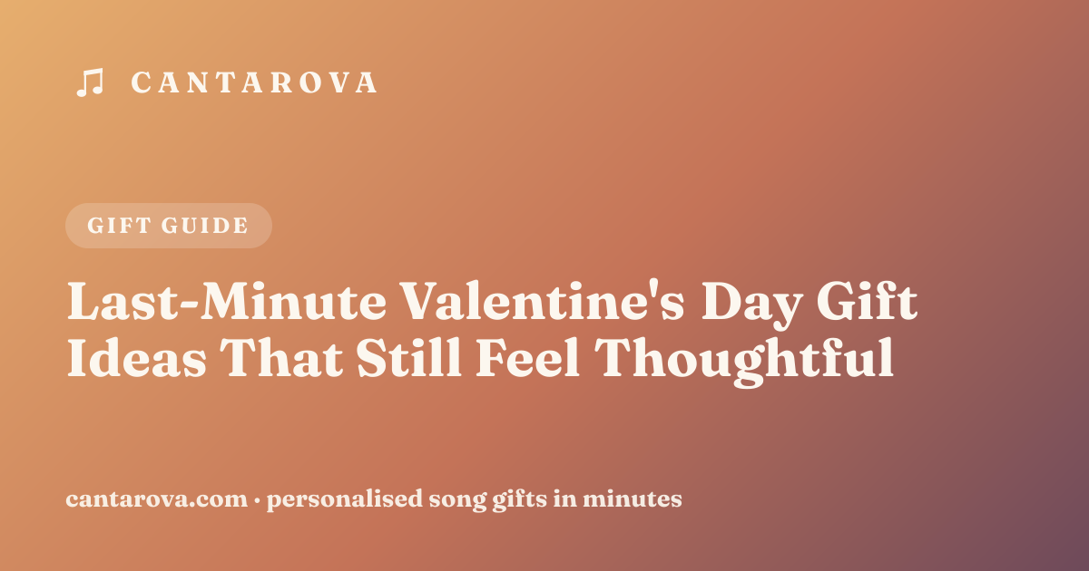 Last-Minute Valentine's Day Gift Ideas That Still Feel Thoughtful