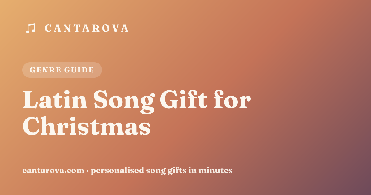 Latin Song Gift for Christmas