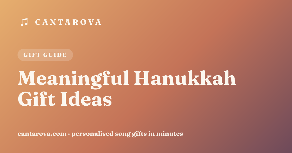 Meaningful Hanukkah Gift Ideas