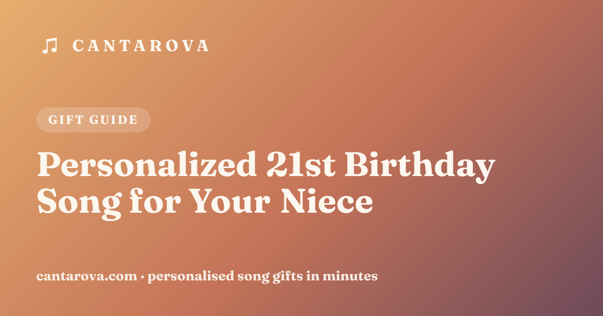 Personalized 21st Birthday Song for Your Niece