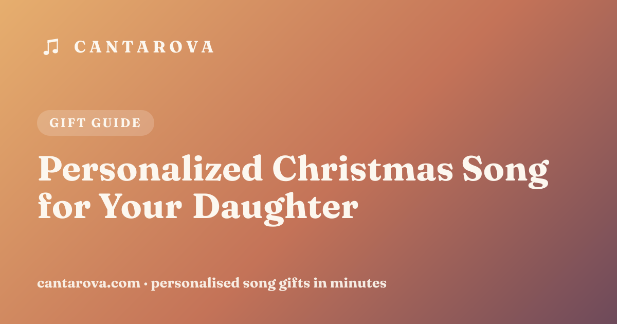Personalized Christmas Song for Your Daughter