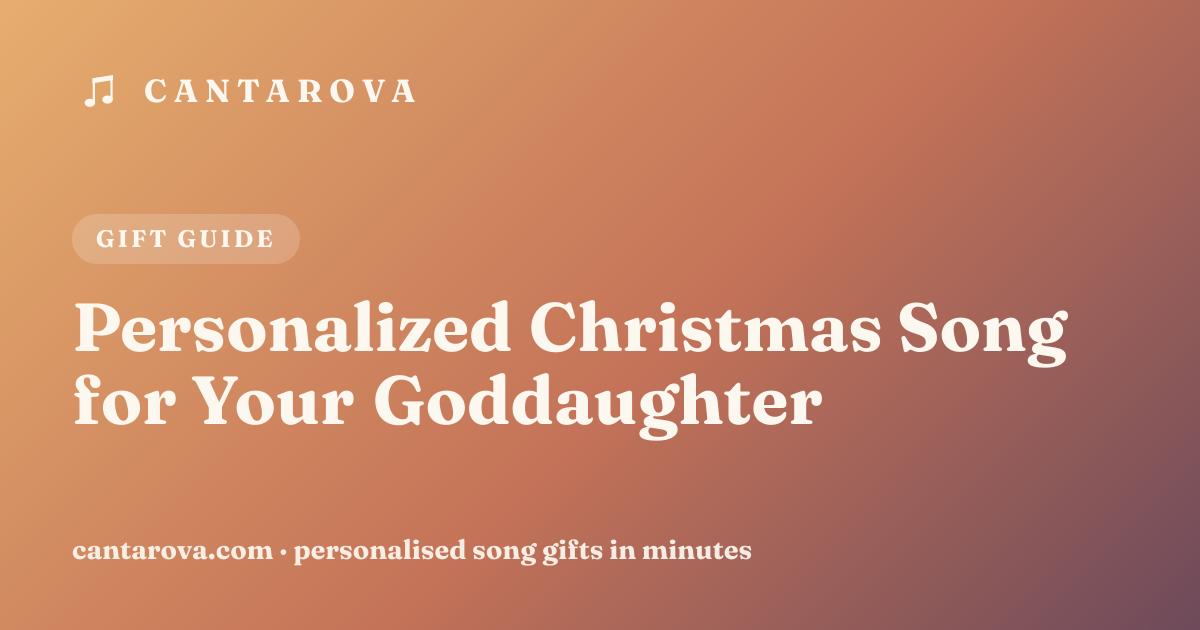 Personalized Christmas Song for Your Goddaughter