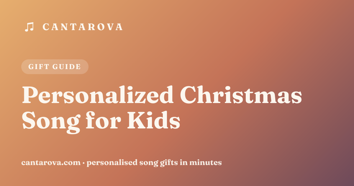 Personalized Christmas Song for Kids