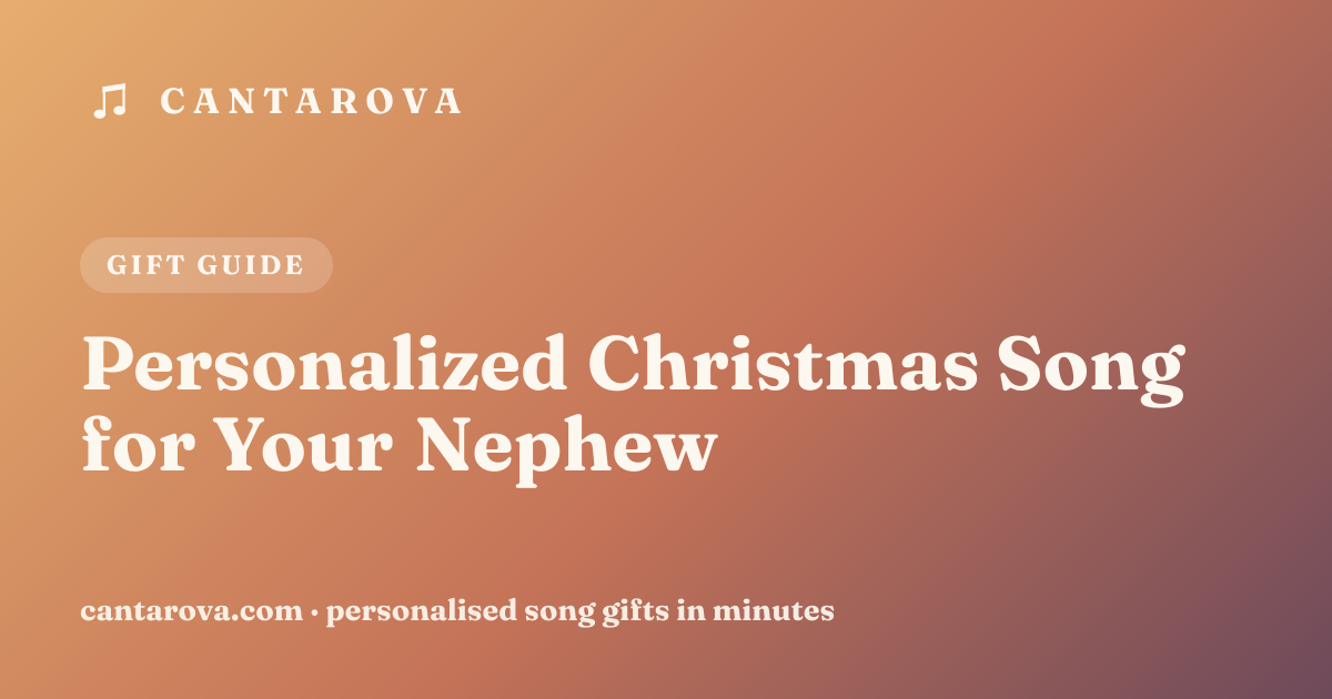 Personalized Christmas Song for Your Nephew