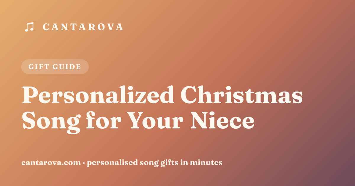 Personalized Christmas Song for Your Niece