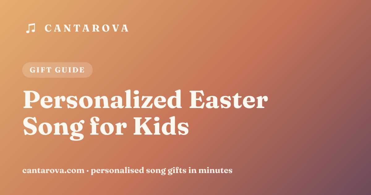 Personalized Easter Song for Kids