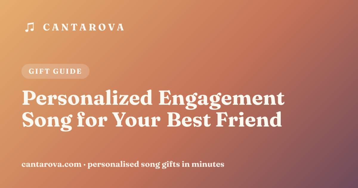 Personalized Engagement Song for Your Best Friend