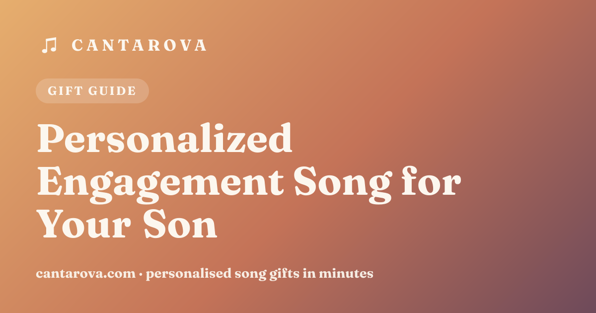 Personalized Engagement Song for Your Son