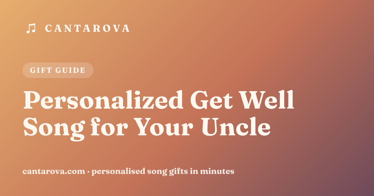 Personalized Get Well Song for Your Uncle