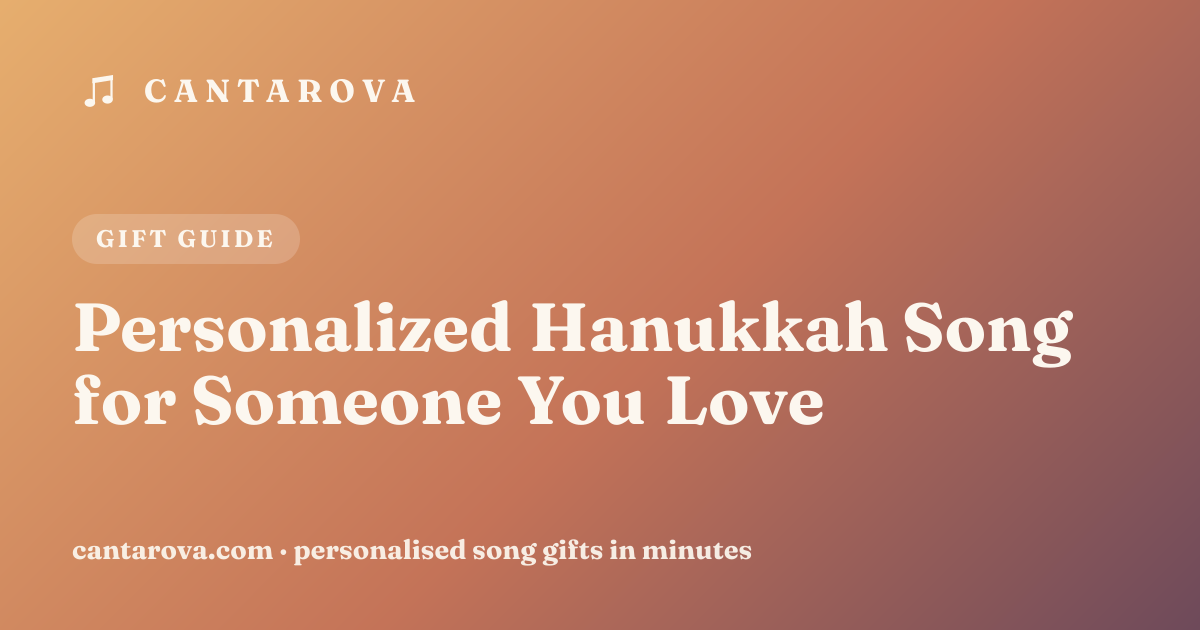 Personalized Hanukkah Song for Someone You Love