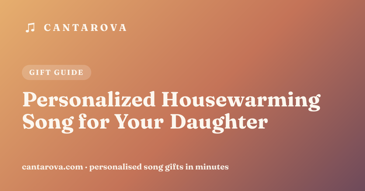 Personalized Housewarming Song for Your Daughter