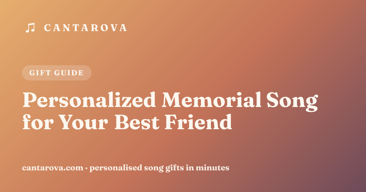 Personalized Memorial Song for Your Best Friend