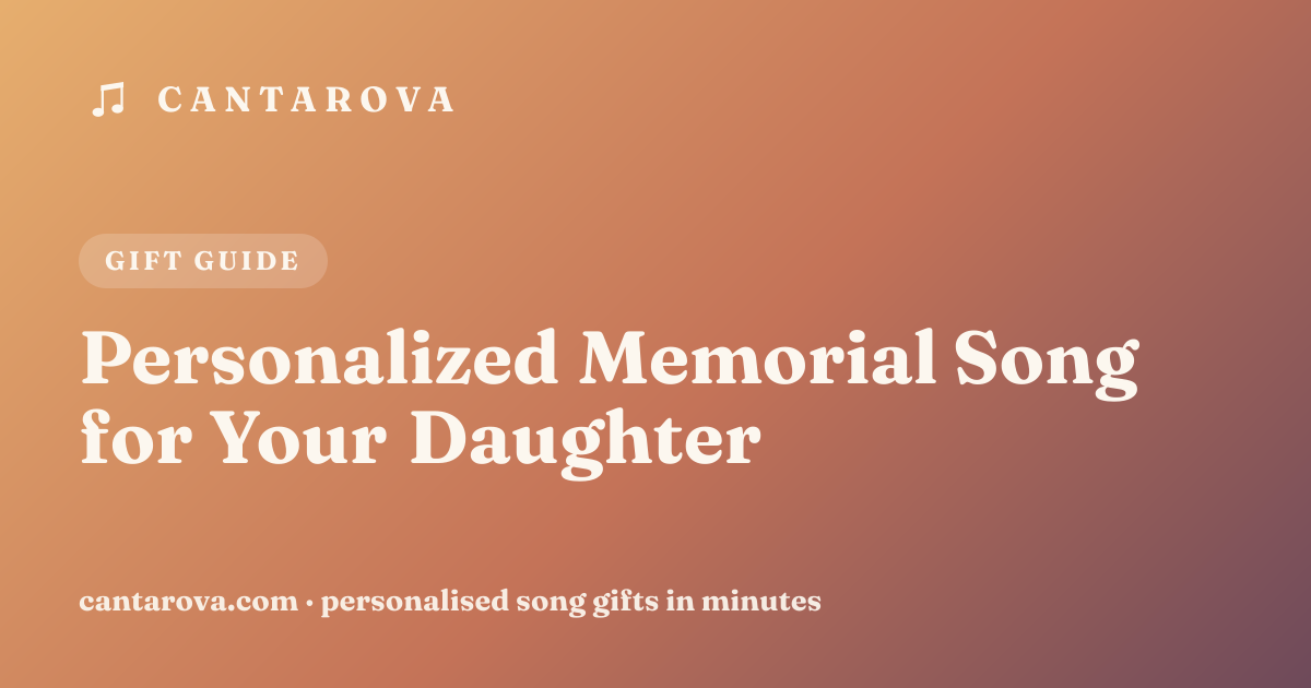 Personalized Memorial Song for Your Daughter