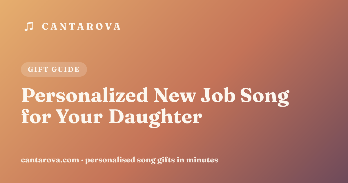 Personalized New Job Song for Your Daughter
