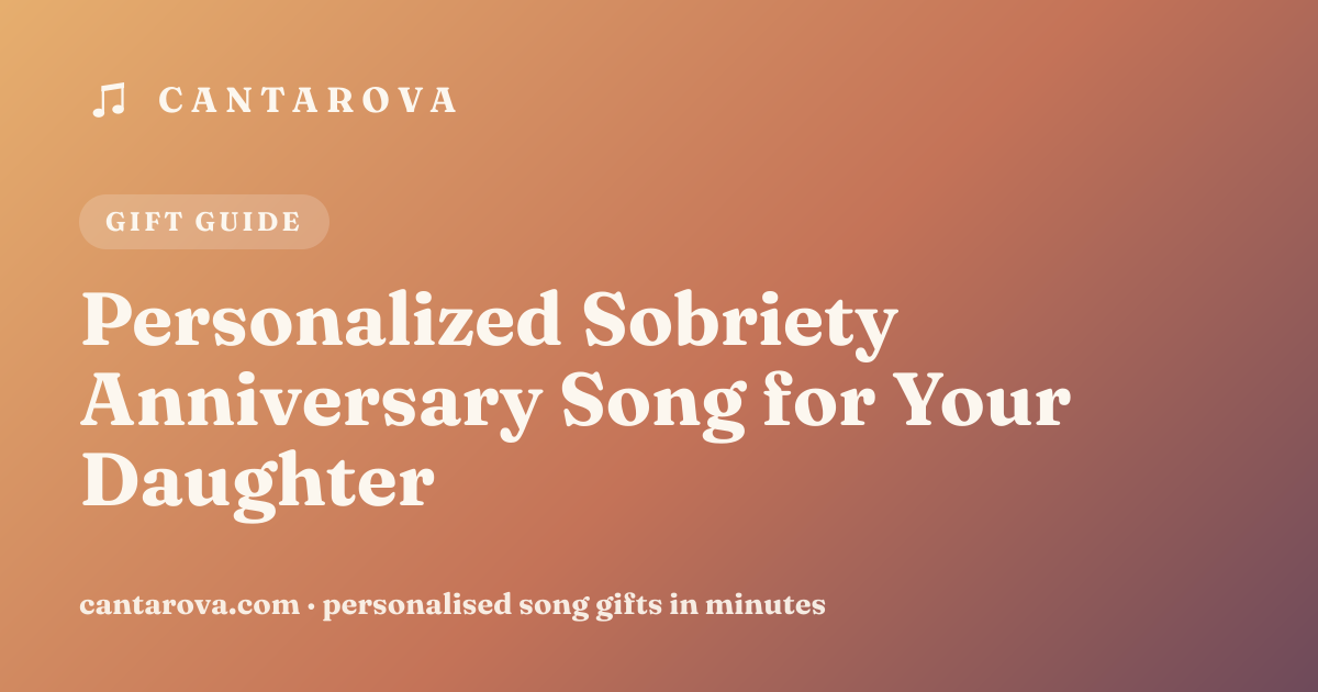 Personalized Sobriety Anniversary Song for Your Daughter
