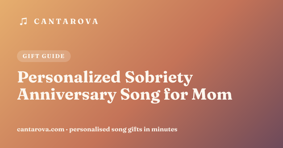Personalized Sobriety Anniversary Song for Mom