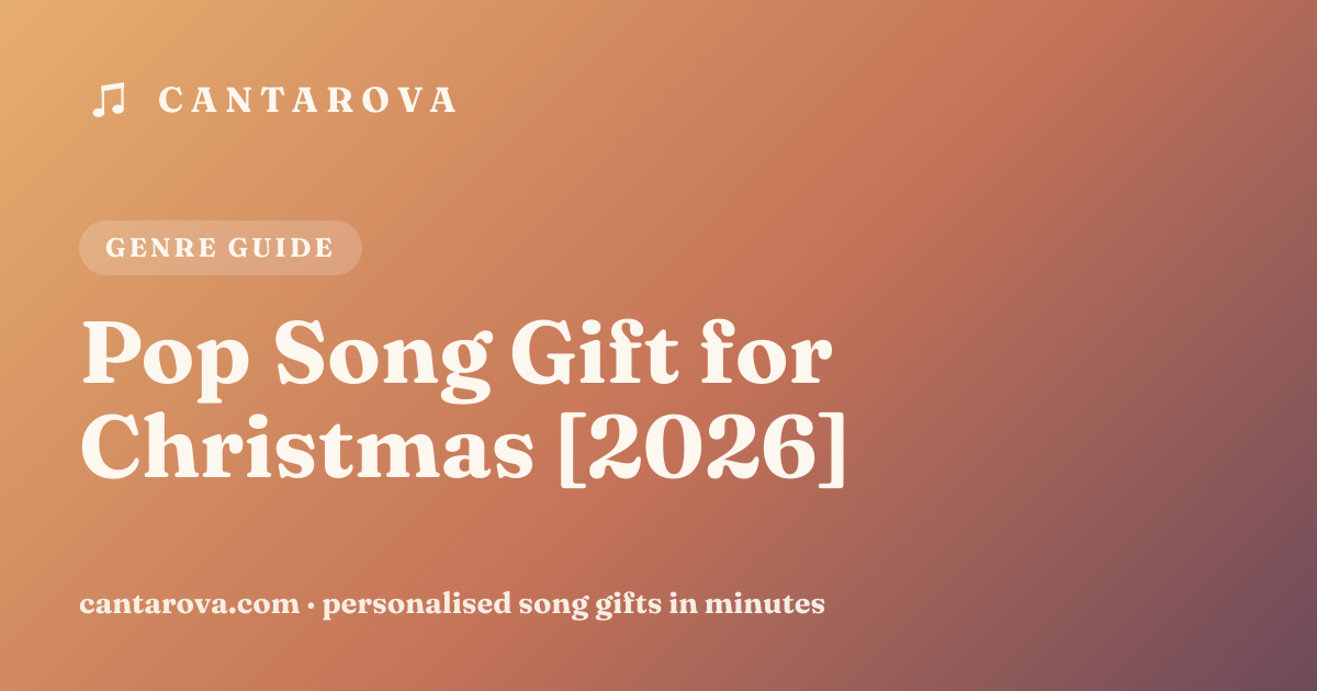 Pop Song Gift for Christmas [2026]