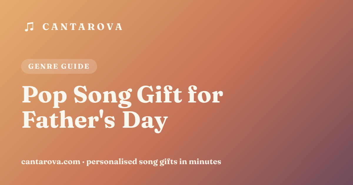 Pop Song Gift for Father's Day