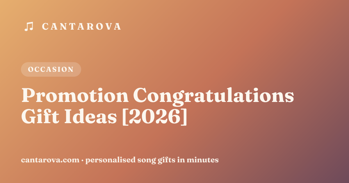 Promotion Congratulations Gift Ideas [2026]