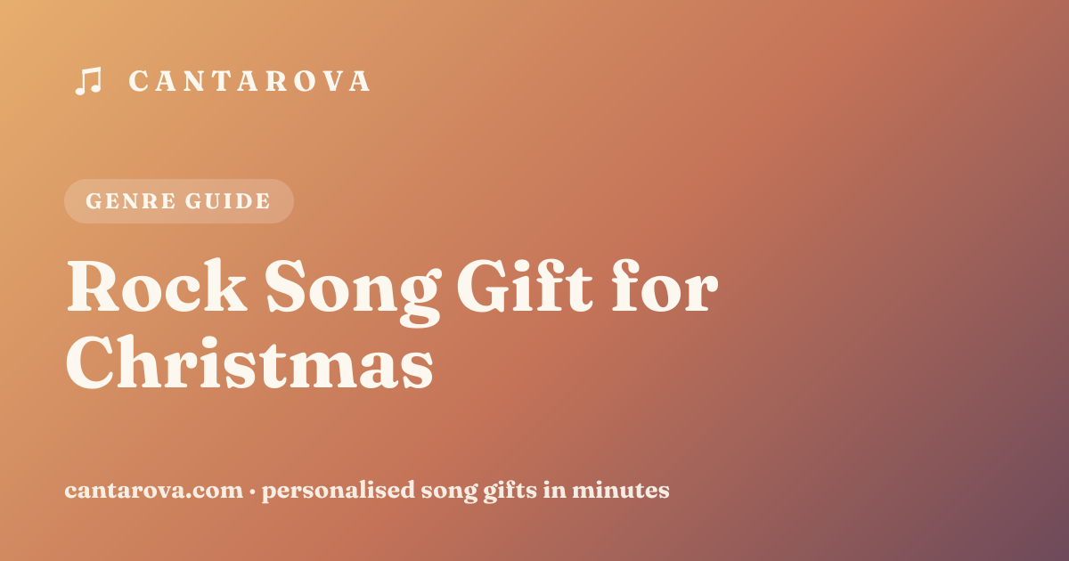 Rock Song Gift for Christmas