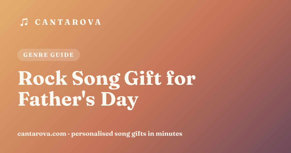 Rock Song Gift for Father's Day