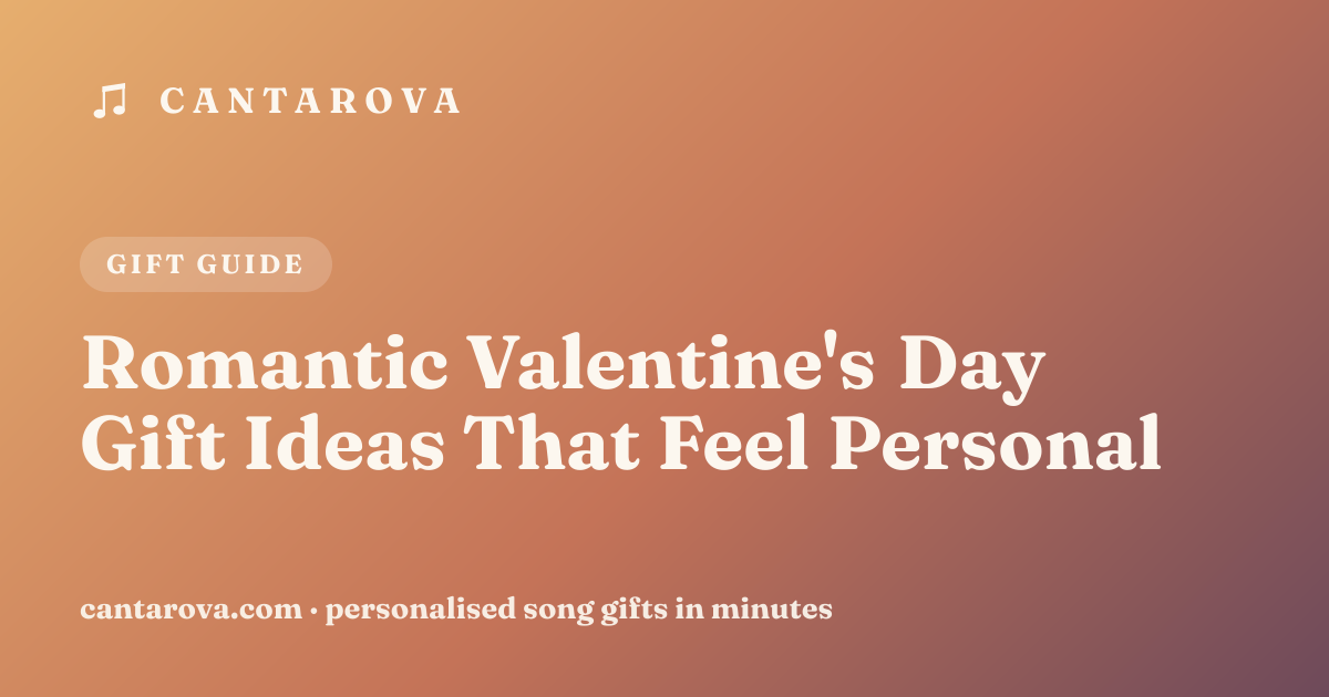 Romantic Valentine's Day Gift Ideas That Feel Personal