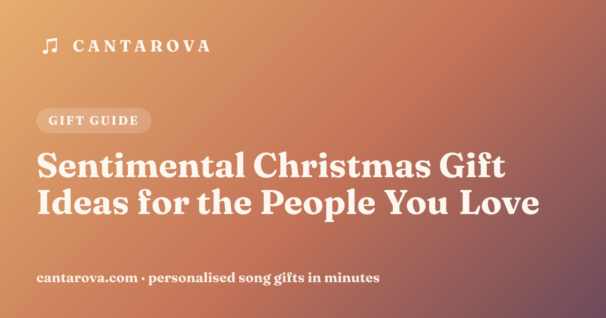Sentimental Christmas Gift Ideas for the People You Love