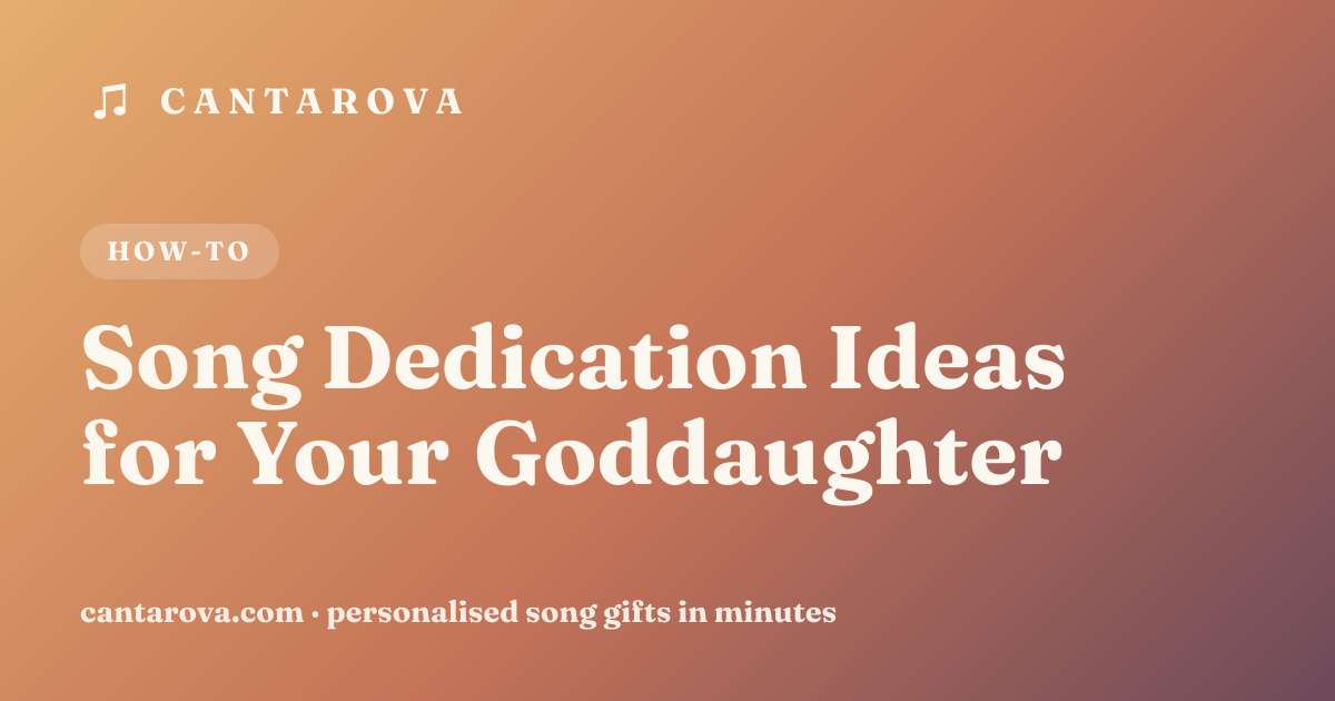 Song Dedication Ideas for Your Goddaughter