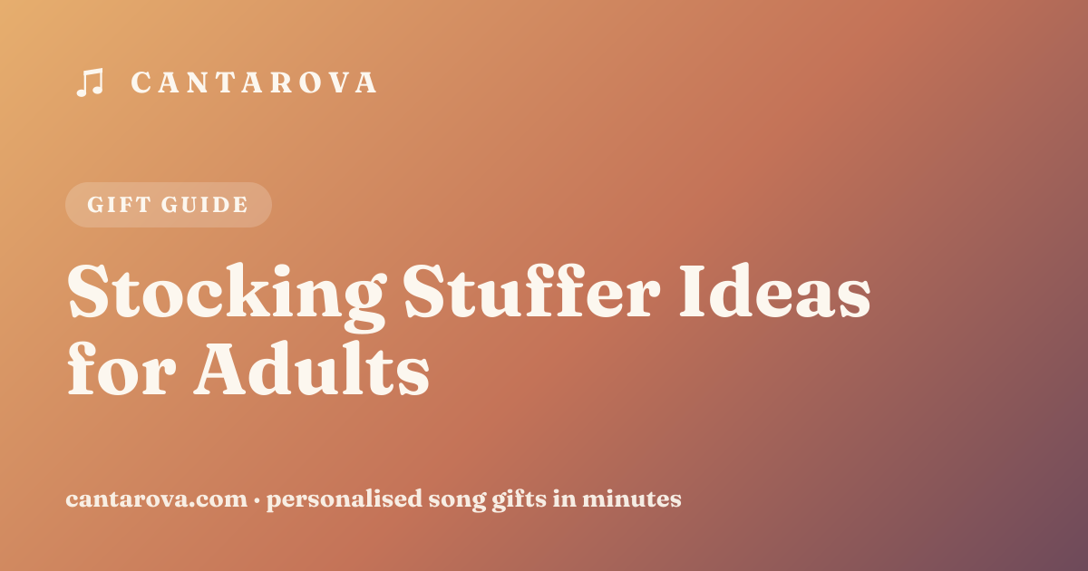 Stocking Stuffer Ideas for Adults