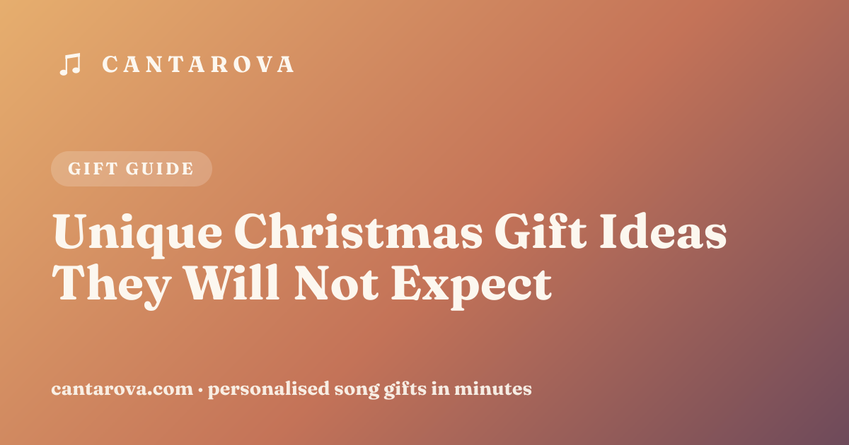 Unique Christmas Gift Ideas They Will Not Expect