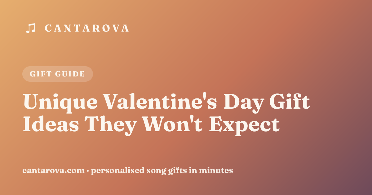 Unique Valentine's Day Gift Ideas They Won't Expect