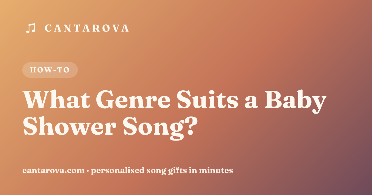 What Genre Suits a Baby Shower Song?