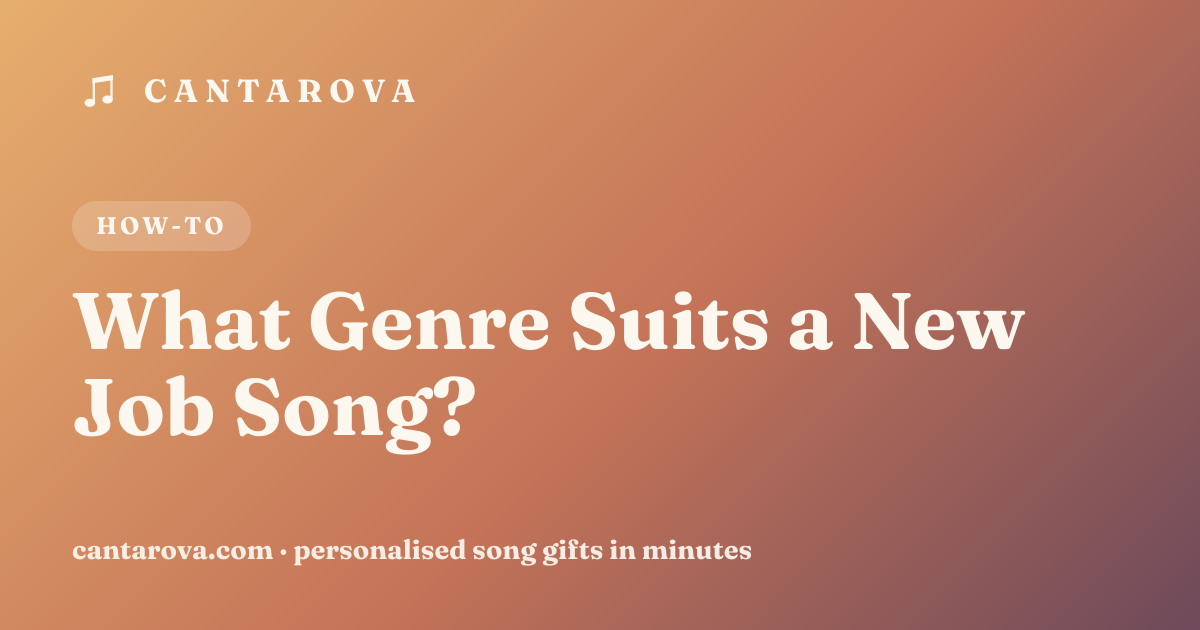 What Genre Suits a New Job Song?