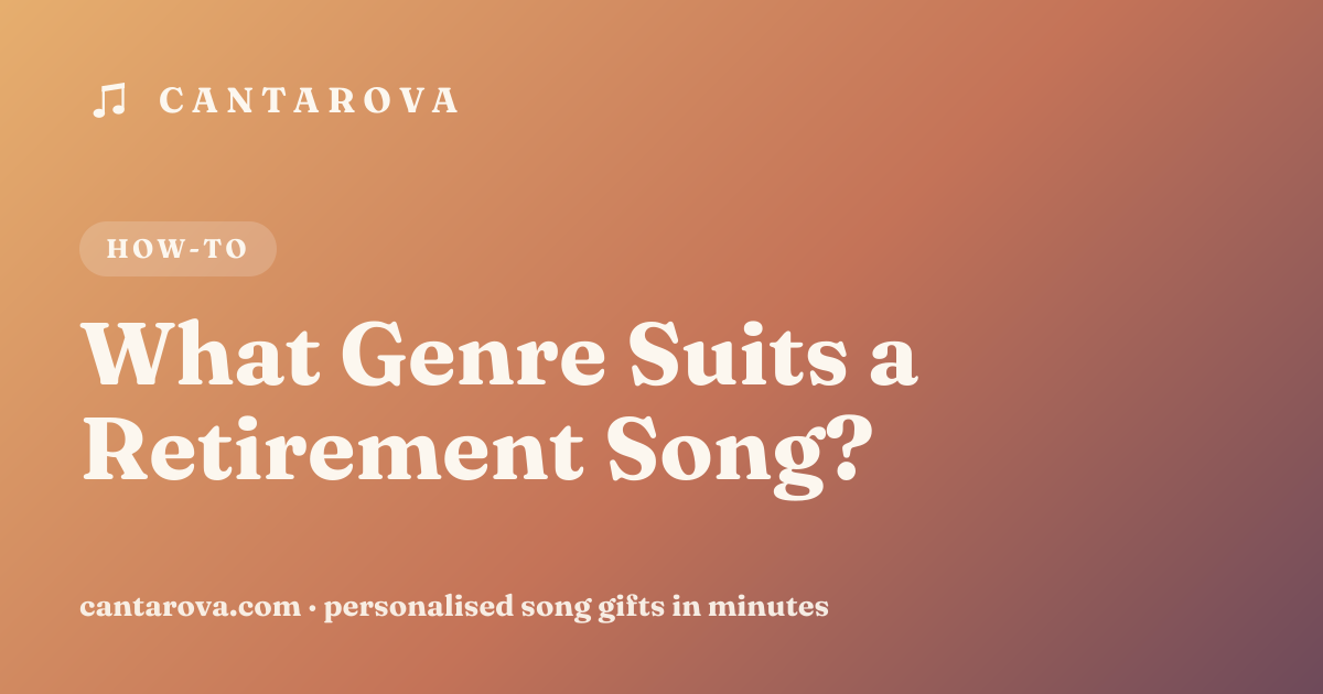 What Genre Suits a Retirement Song?