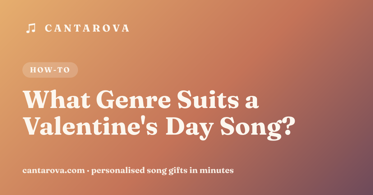 What Genre Suits a Valentine's Day Song?